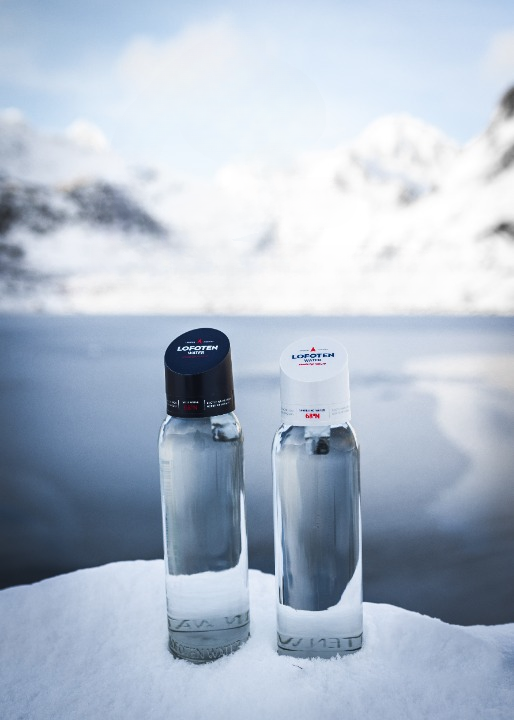 Agua ártica de Lofoten